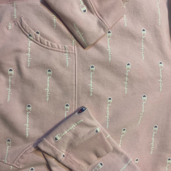 Champion Reverse Weave Allover Logo Hoodie - Picture 5 of 6